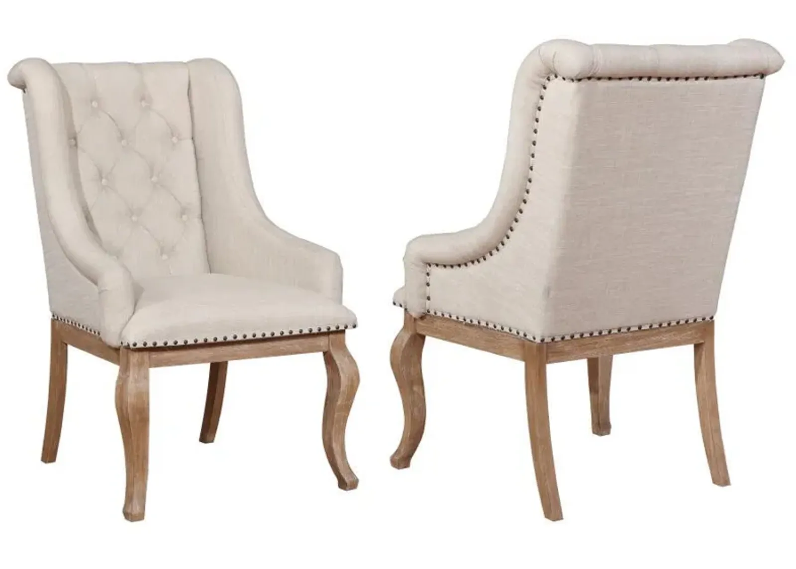 Brockway - Cove Tufted Arm Chairs (Set of 2)