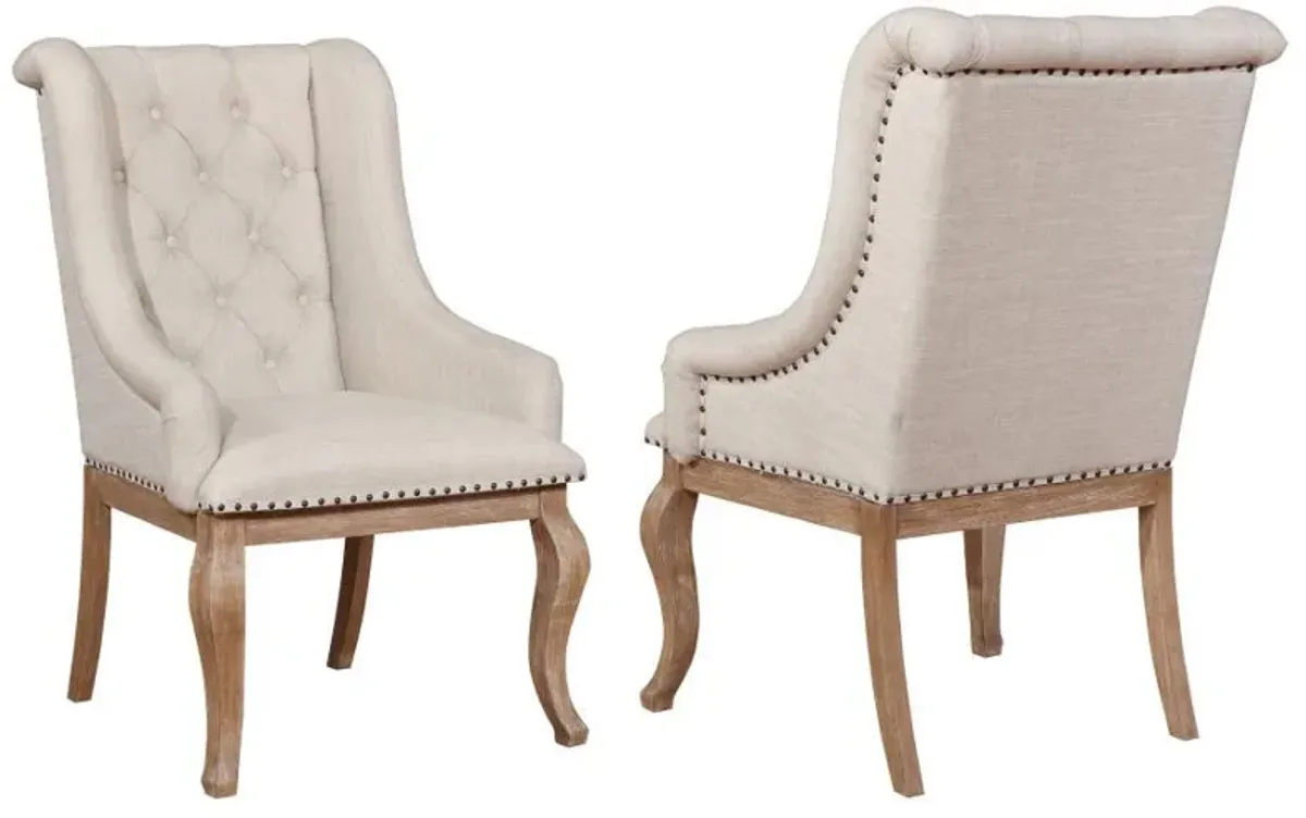 Brockway - Cove Tufted Arm Chairs (Set of 2)