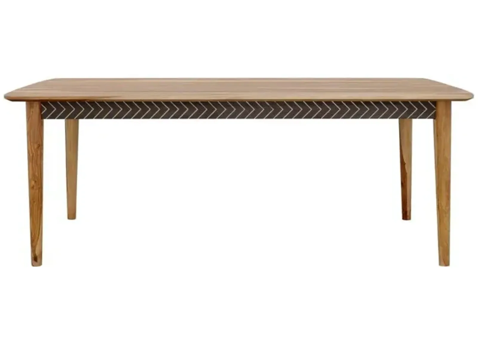 Partridge - Rectangular Dining Table - Natural Sheesham