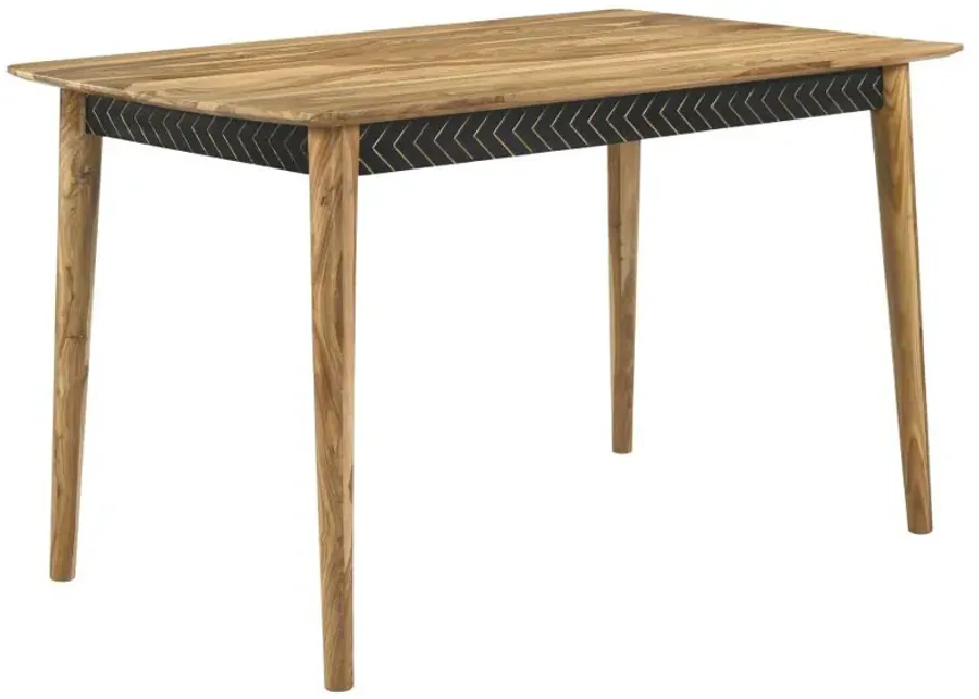 Partridge - Rectangular Counter Height Table - Natural Sheesham