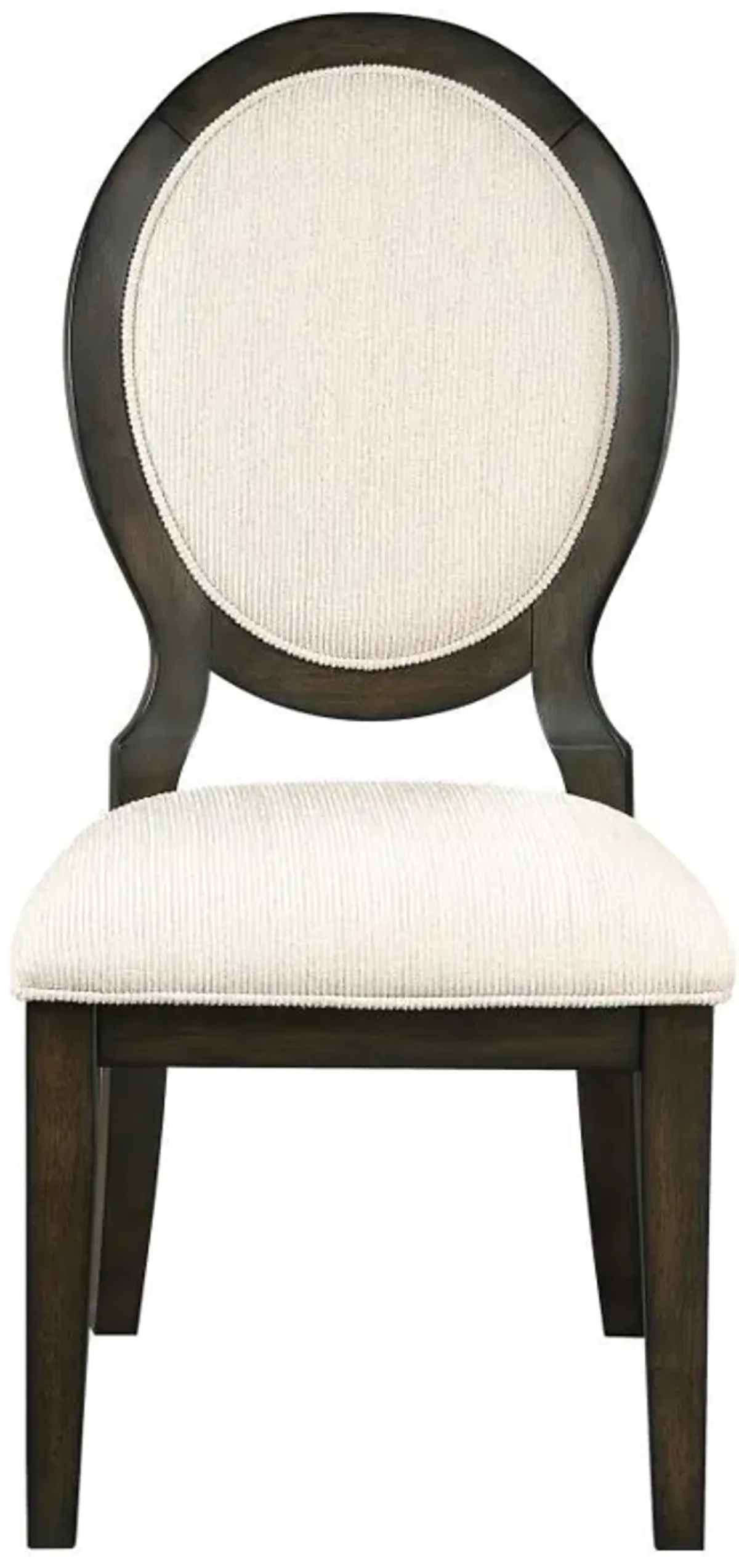 Twyla - Oval Back Dining Side Chair (Set of 2) - Dark Cocoa