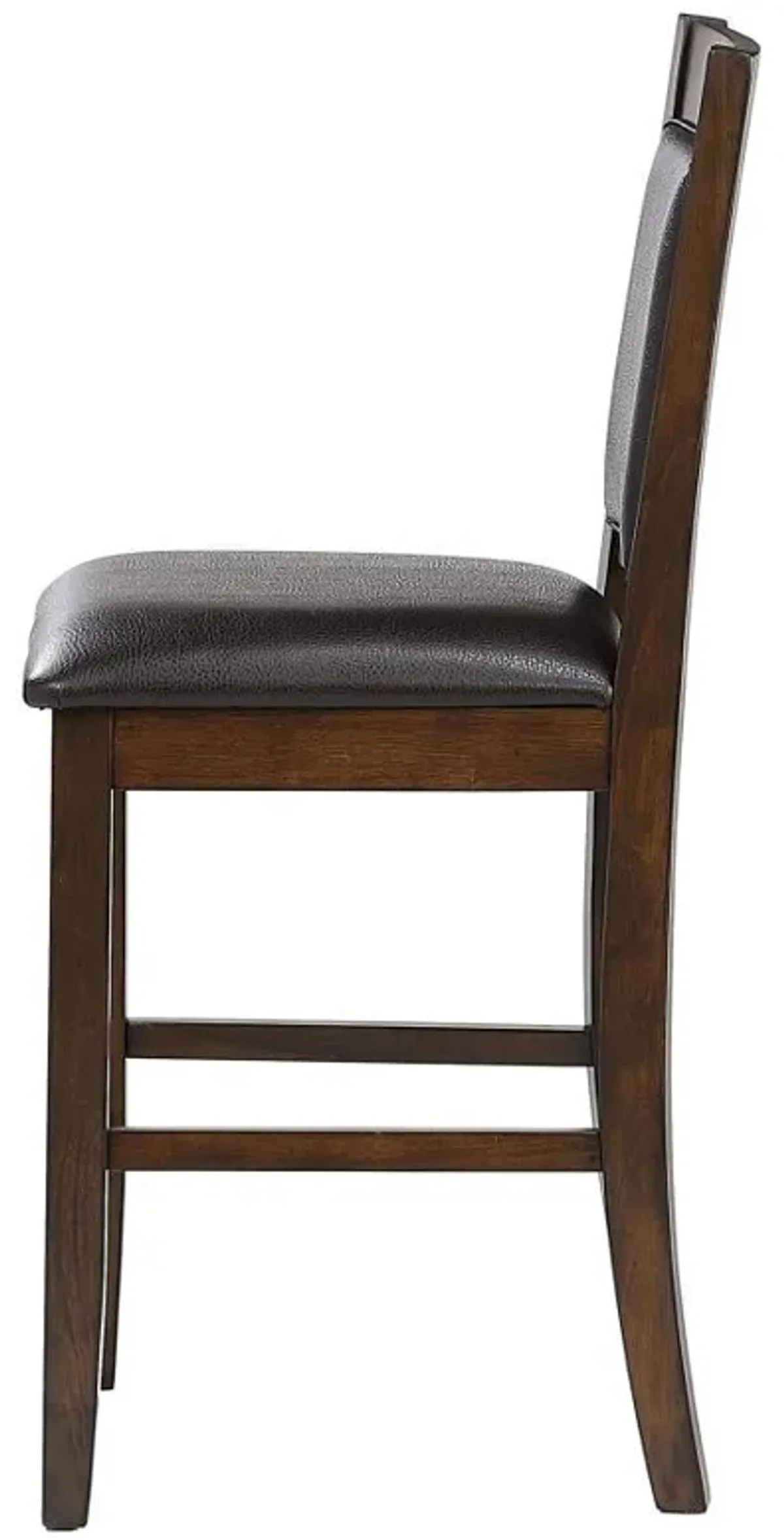 Dewey - Upholstered Counter Chair (Set of 2) - Walnut