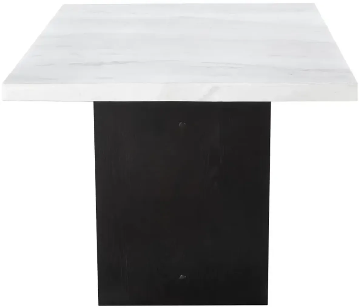 Osborne - Marble Top Dining Table - Rustic Espresso