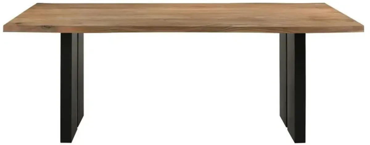 Bradshaw - Live Edge Wood Dining Table - Natural Acacia