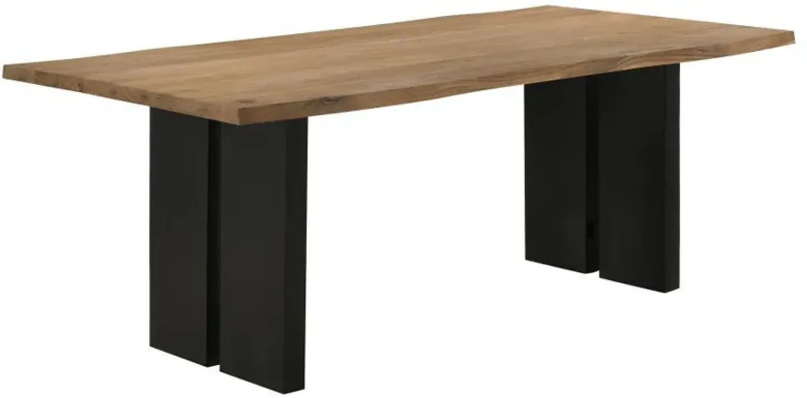 Bradshaw - Live Edge Wood Dining Table - Natural Acacia