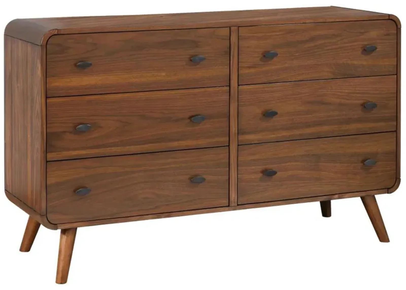 Robyn - 6-Drawer Dresser - Dark Walnut