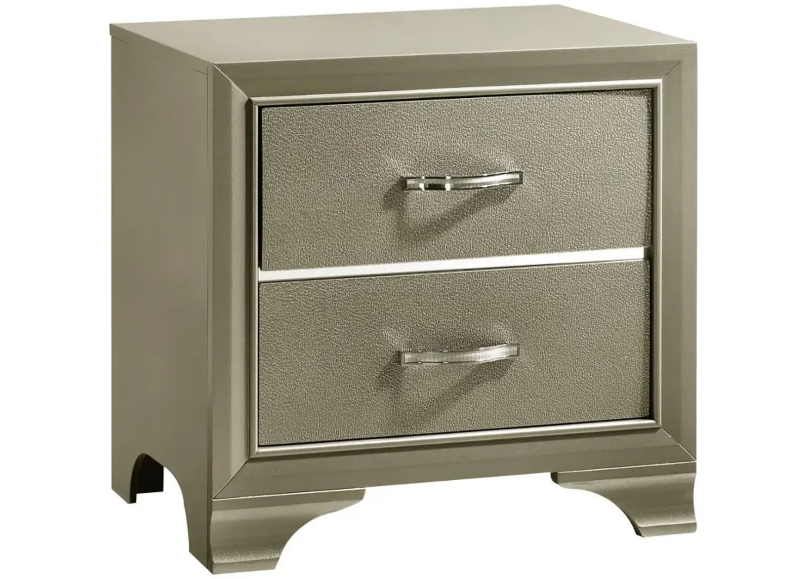 Beaumont - 2-Drawer Nightstand - Champagne