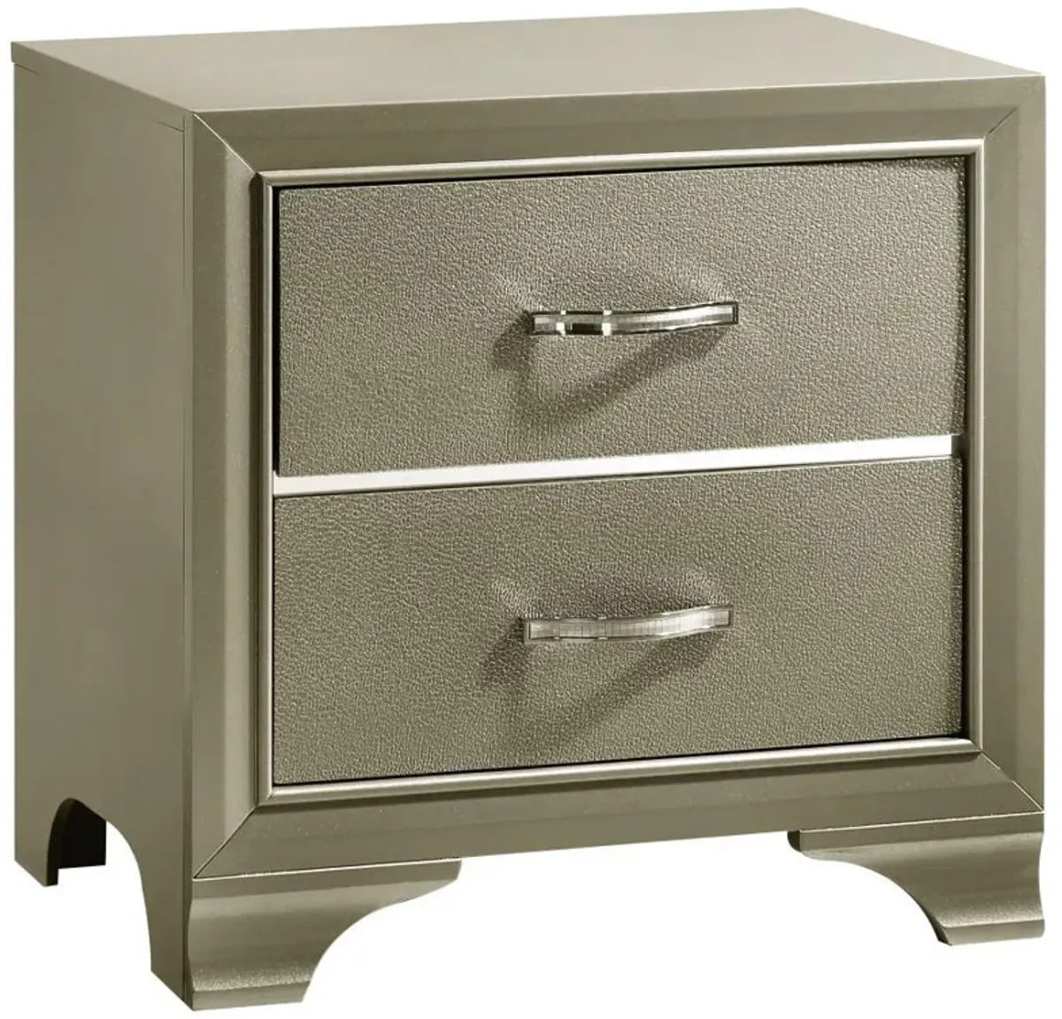 Beaumont - 2-Drawer Nightstand - Champagne