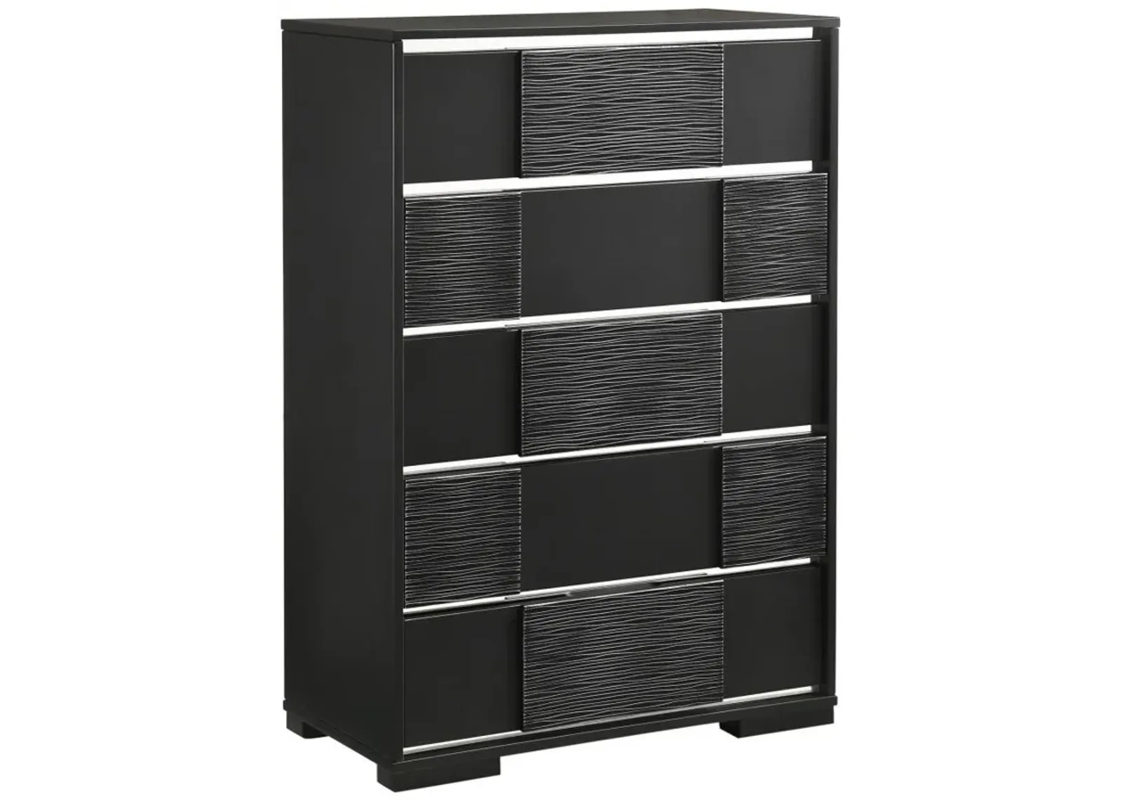 Blacktoft - 5-Drawer Bedroom Chest - Black