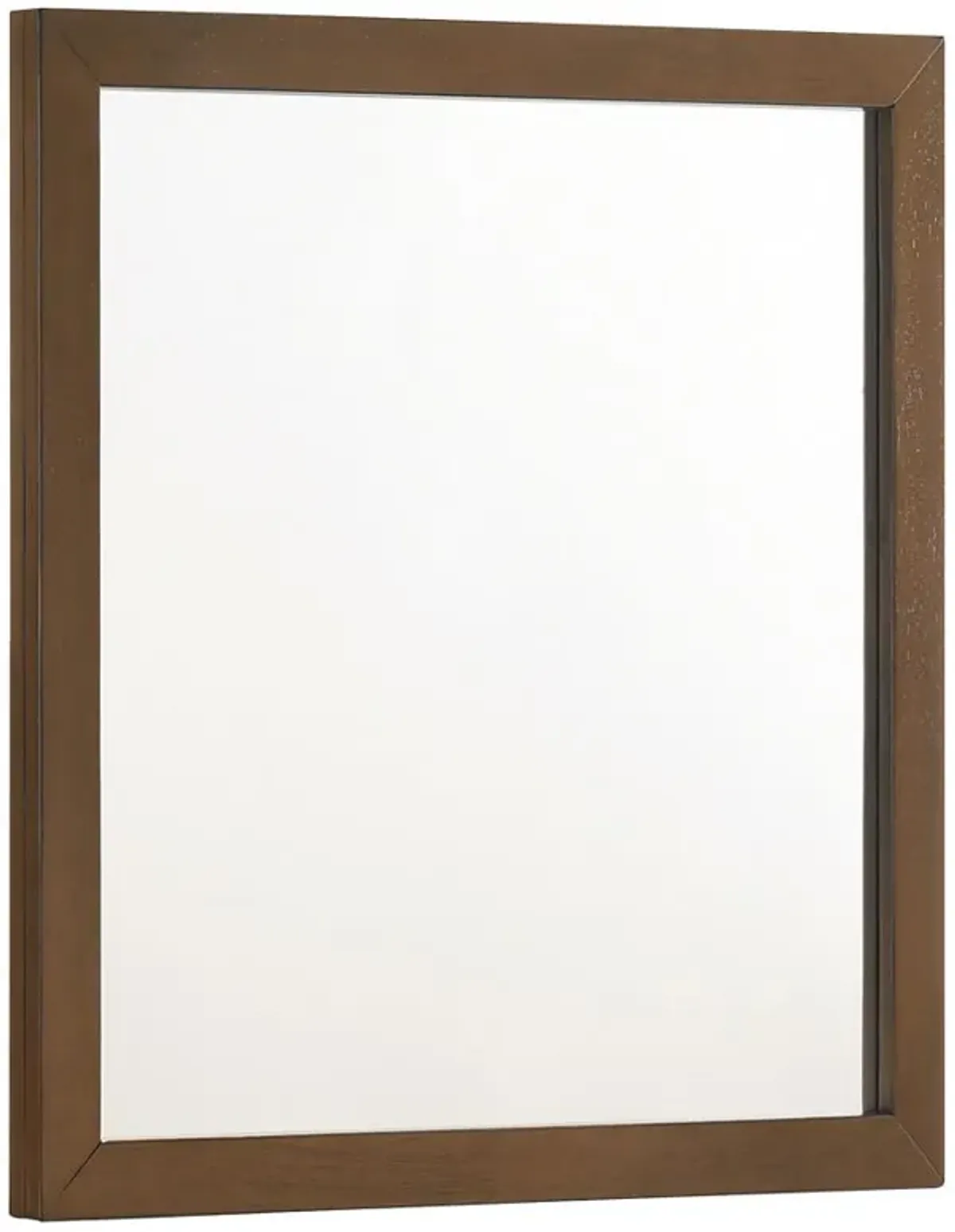 Mays - Rectangular Dresser Mirror - Walnut Brown