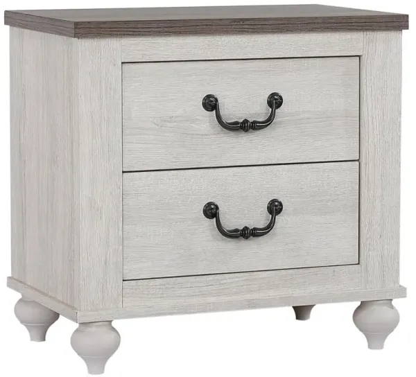 Stillwood - 2-Drawer Nightstand - Vintage Linen