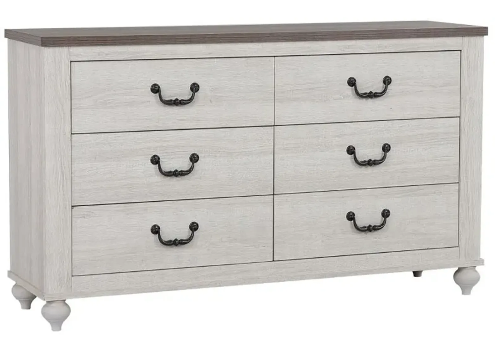 Stillwood - 6-Drawer Dresser - Vintage Linen