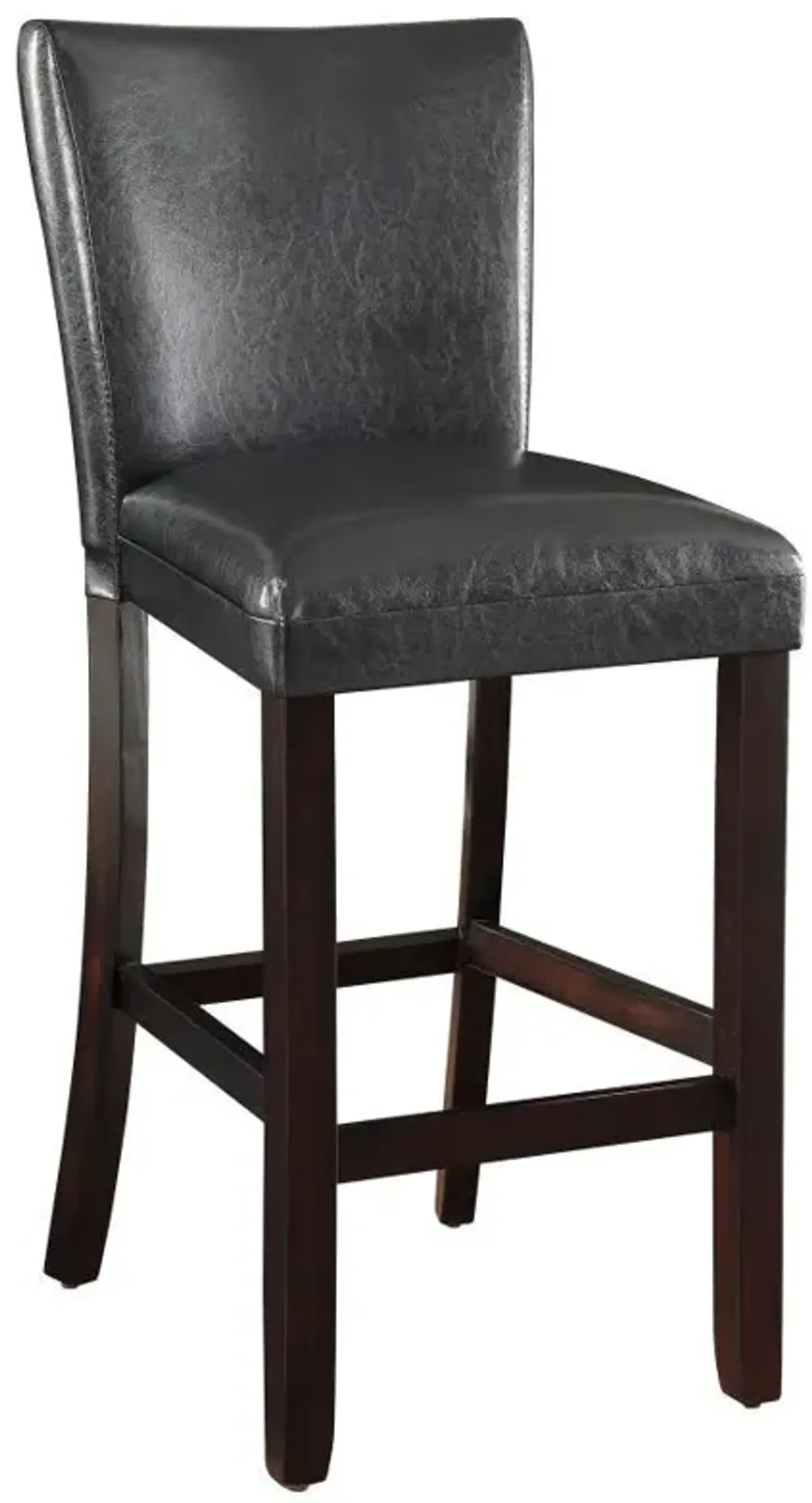 Alberton - Leatherette Upholstered Bar Chair (Set of 2) - Black