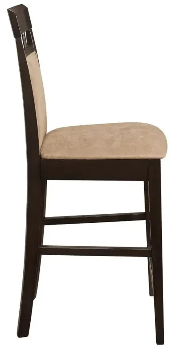 Gabriel - Closed Back Counter Chair (Set of 2) - Cappuccino