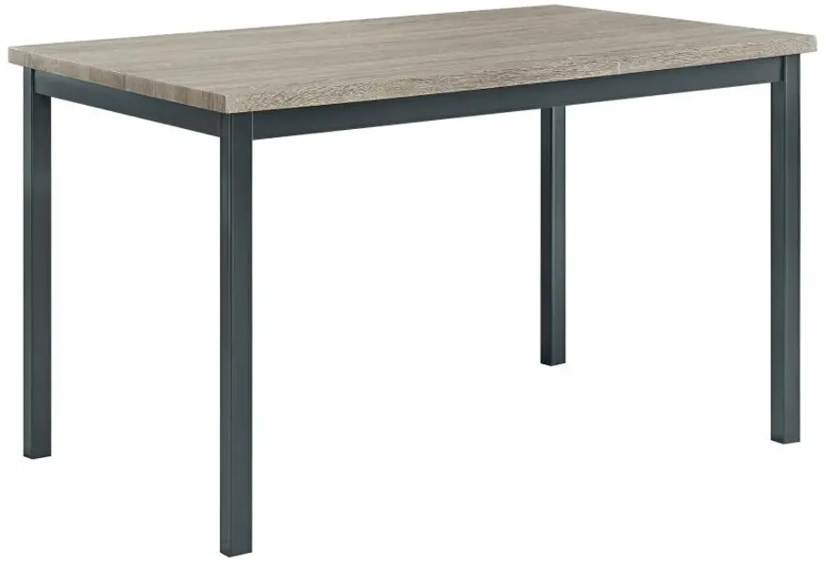 Garza - Rectangular Composite Wood Dining Table - Gray