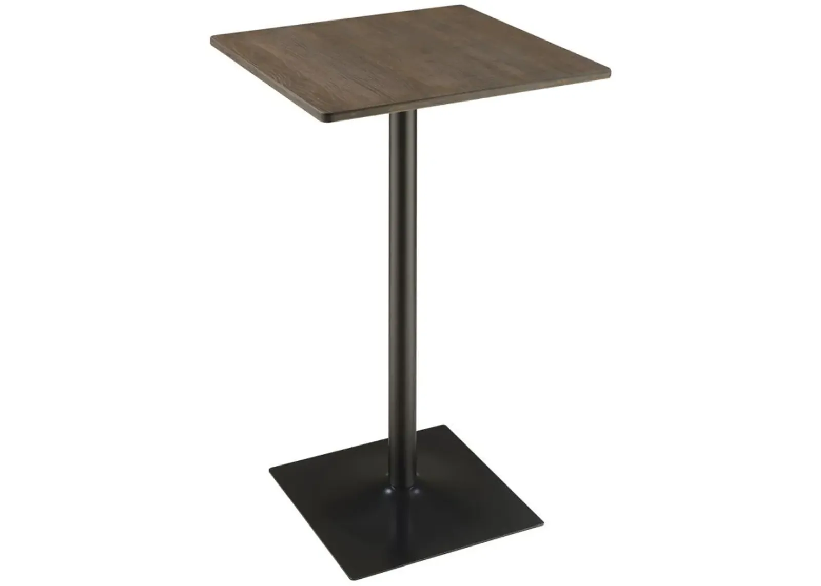 Cavalier - Square Pub Height Bistro Bar Table - Dark Elm