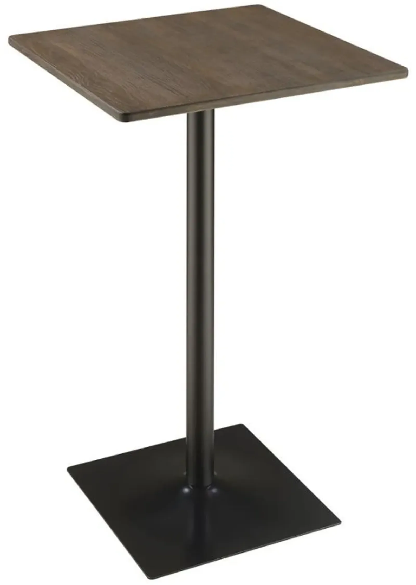 Cavalier - Square Pub Height Bistro Bar Table - Dark Elm