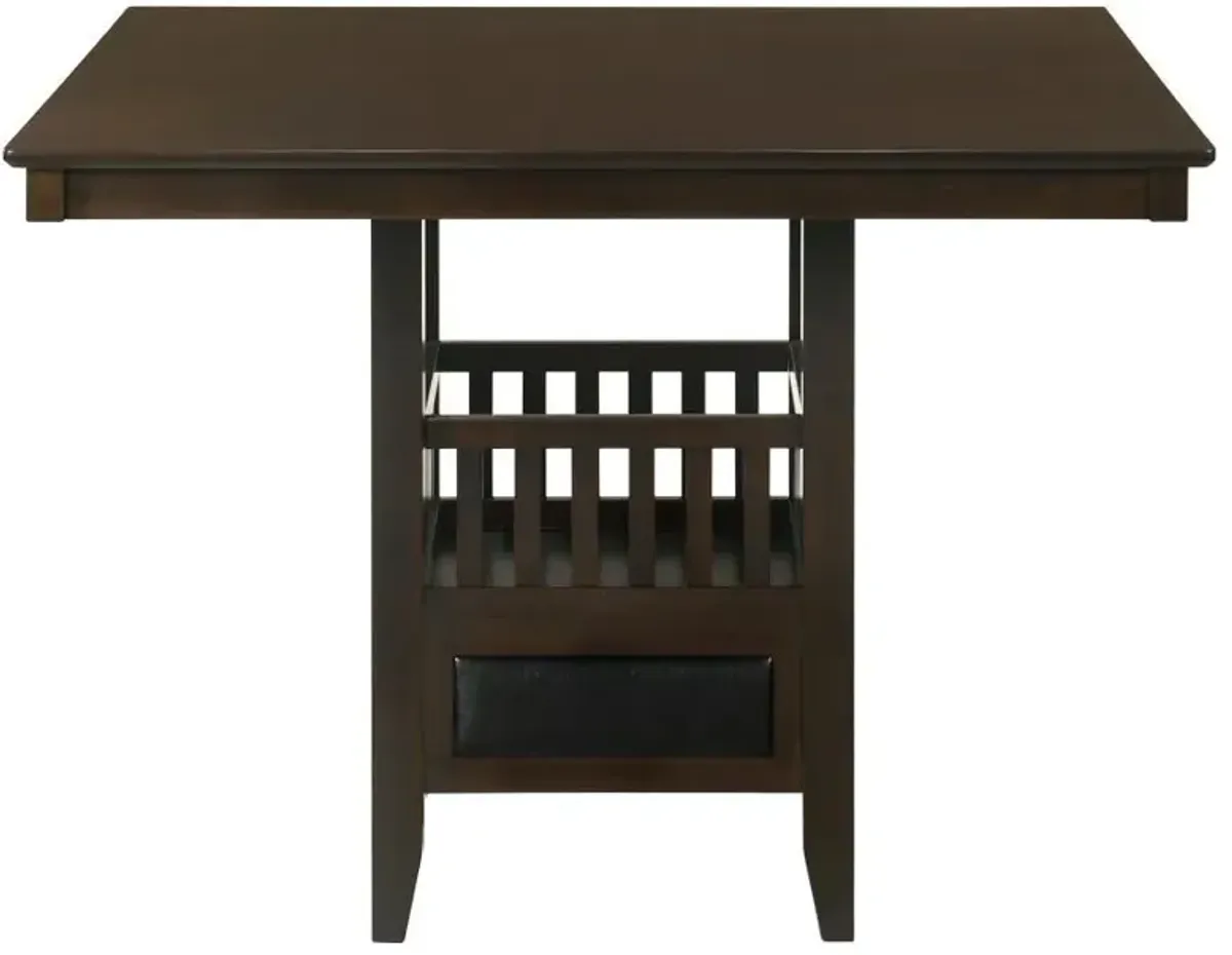 Jaden - Square Counter Height Dining Table - Espresso