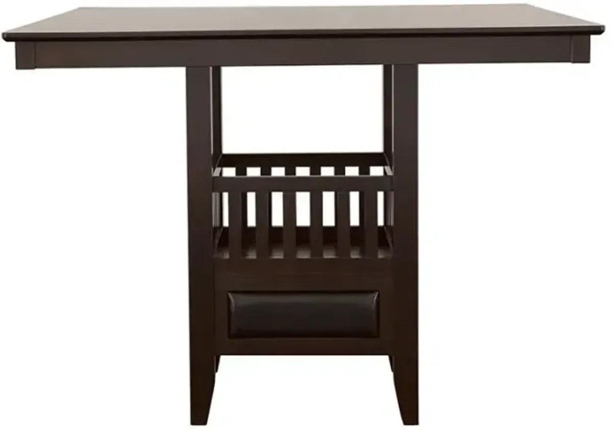 Jaden - Square Counter Height Dining Table - Espresso