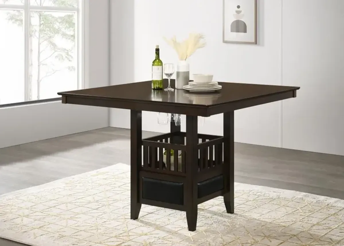 Jaden - Square Counter Height Dining Table - Espresso