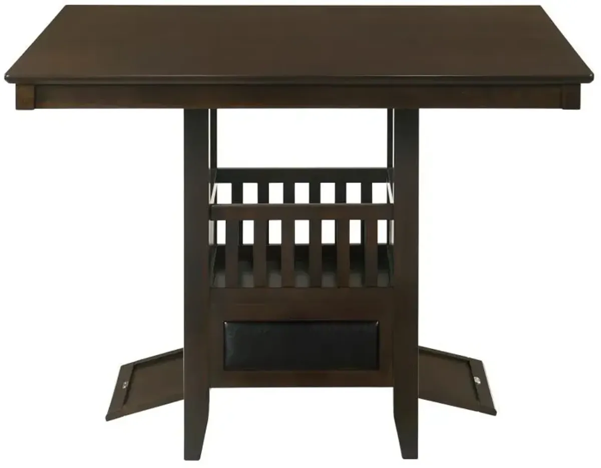 Jaden - Square Counter Height Dining Table - Espresso