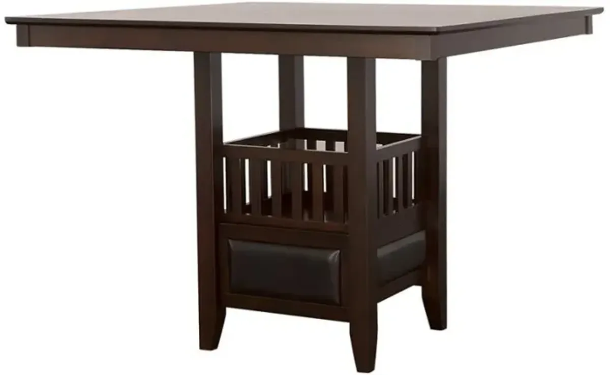 Jaden - Square Counter Height Dining Table - Espresso