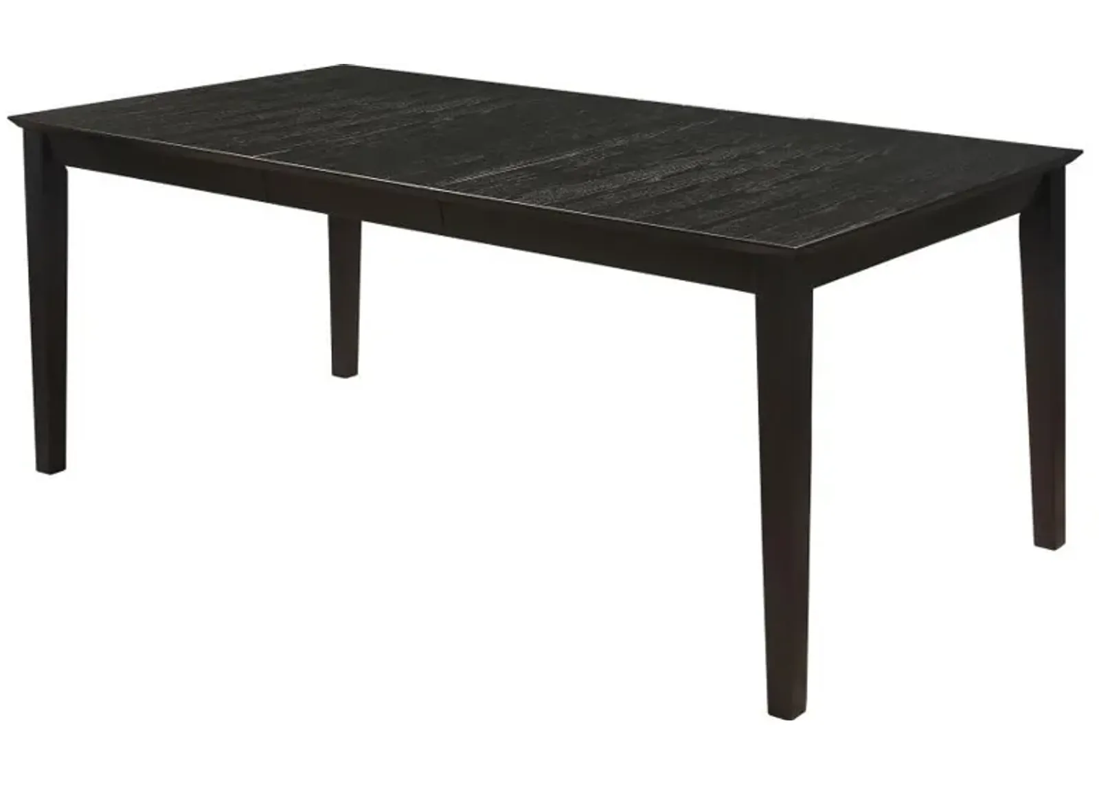 Louise - Rectangular Extension Leaf Dining Table - Black