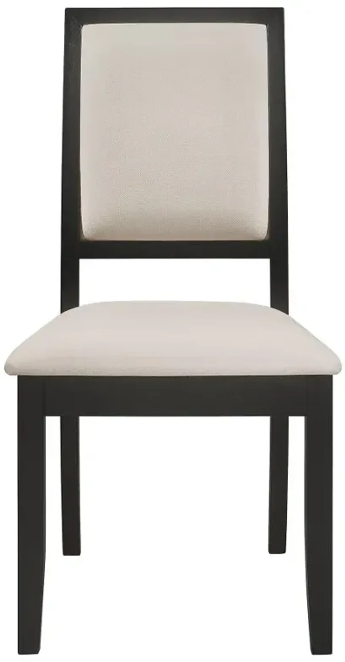 Louise - Upholstered Wood Dining Side Chairs (Set of 2) - Black