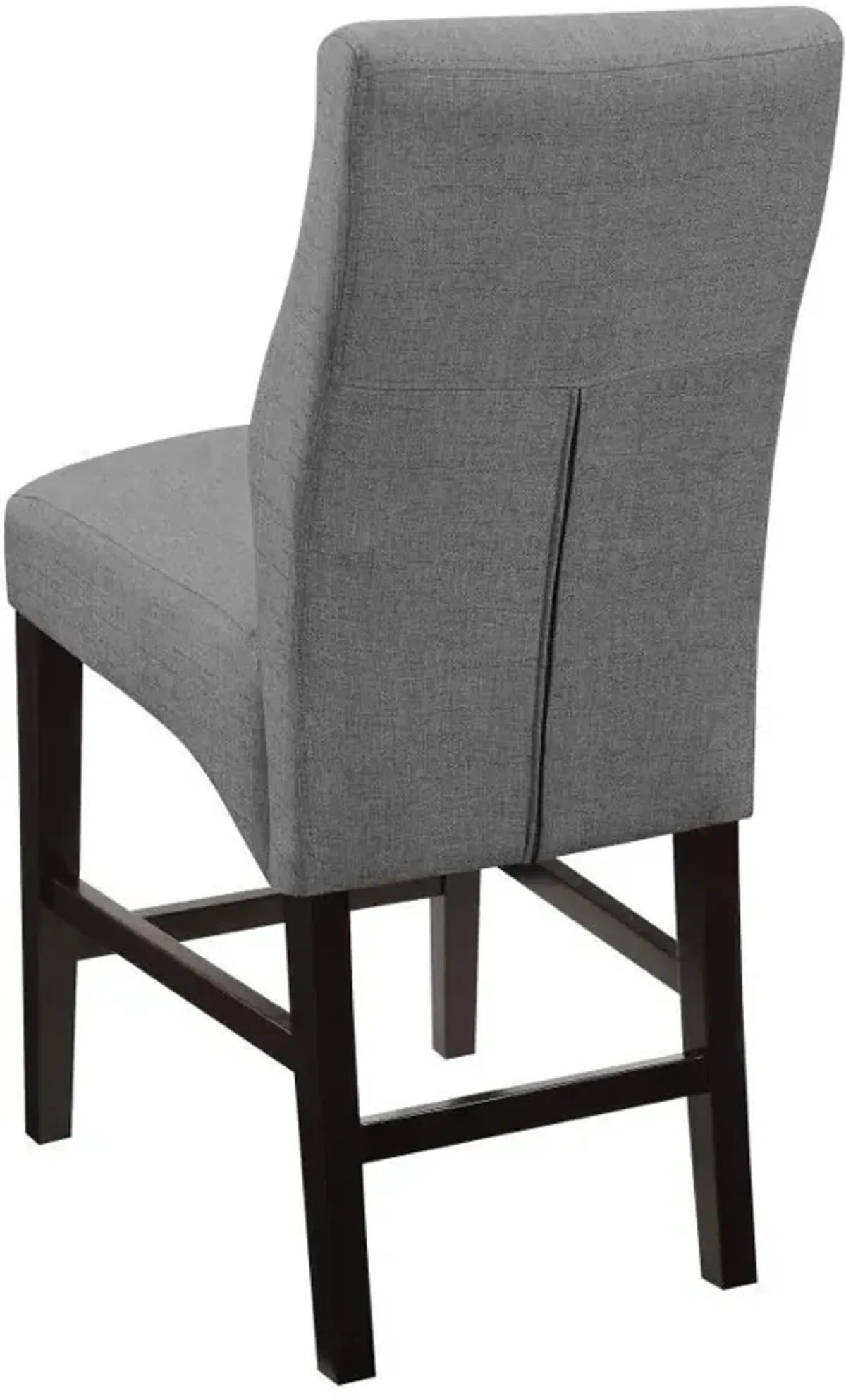 Mulberry - Fabric Upholstered Counter Chair (Set of 2) - Gray