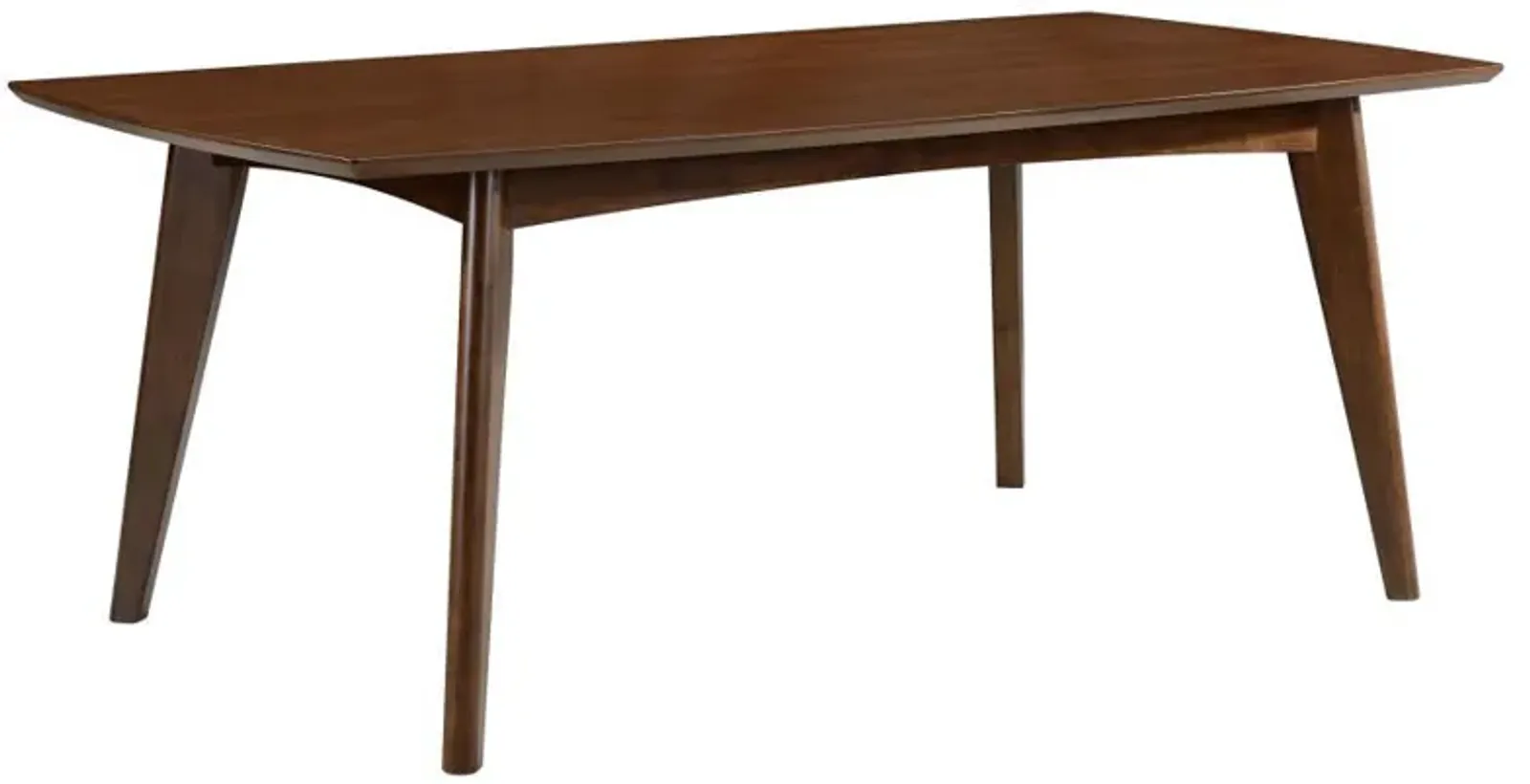 Malone - Rectangular Wood Dining Table - Dark Walnut