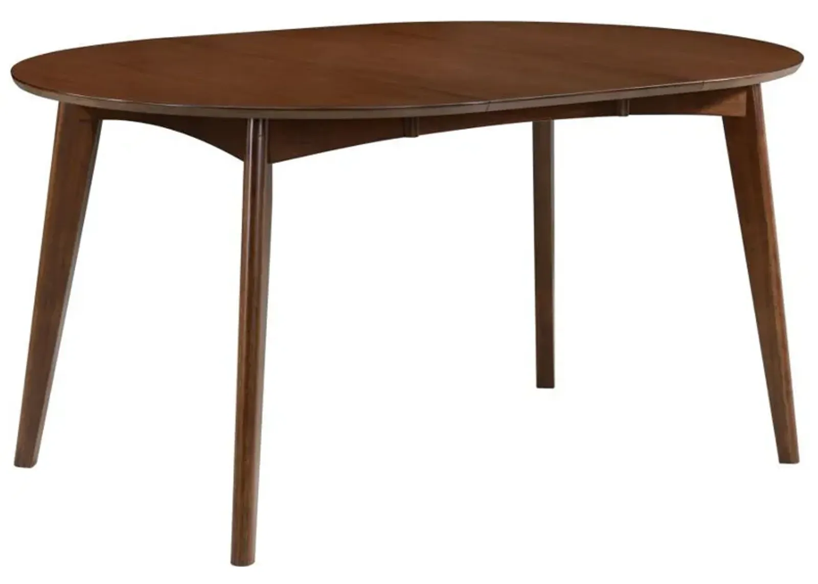 Jedda - Oval Extension Leaf Dining Table - Dark Walnut