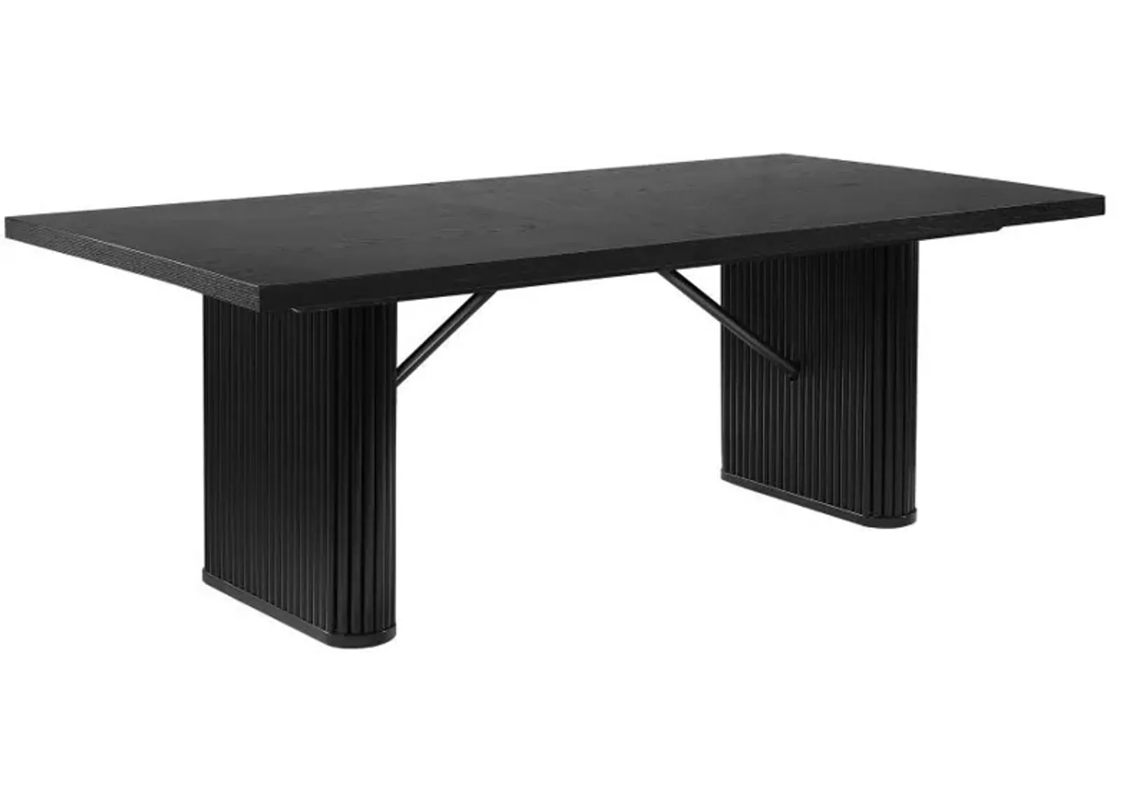 Catherine - Rectangular Wood Dining Table - Black