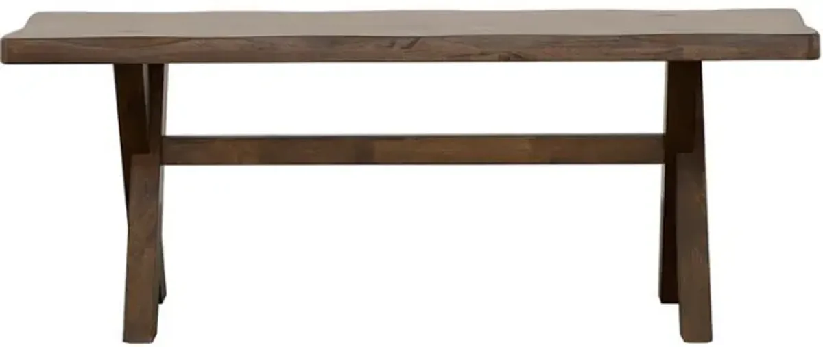 Alston - Wood Dining Bench - Knotty Nutmeg