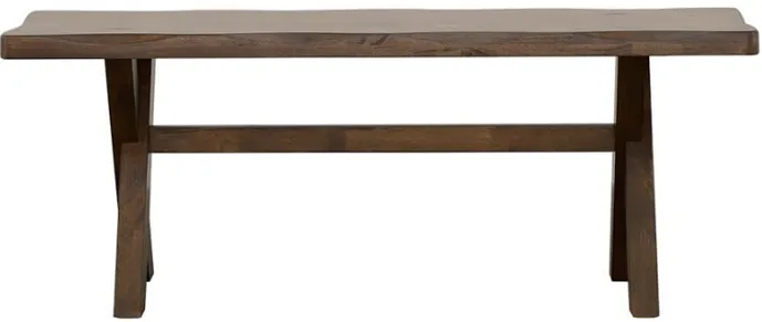 Alston - X-Shaped Dining Bench - Knotty Nutmeg