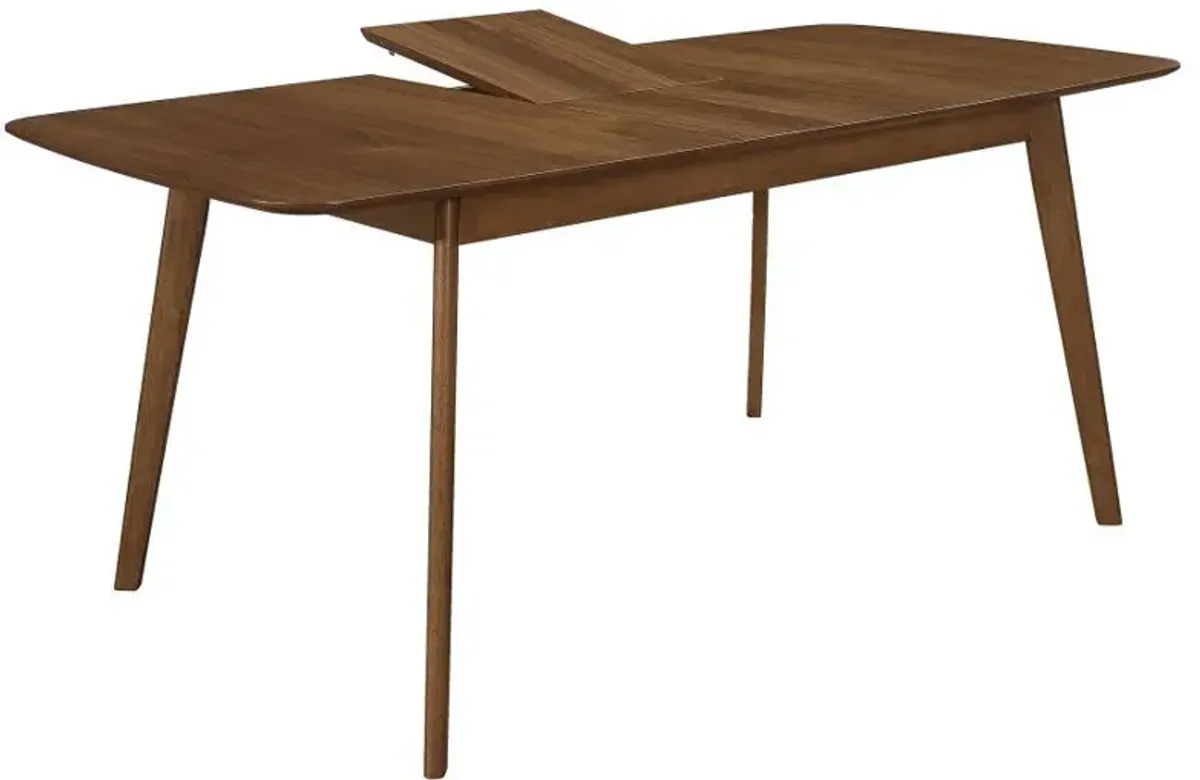 Redbridge - Extension Leaf Dining Table - Natural Walnut