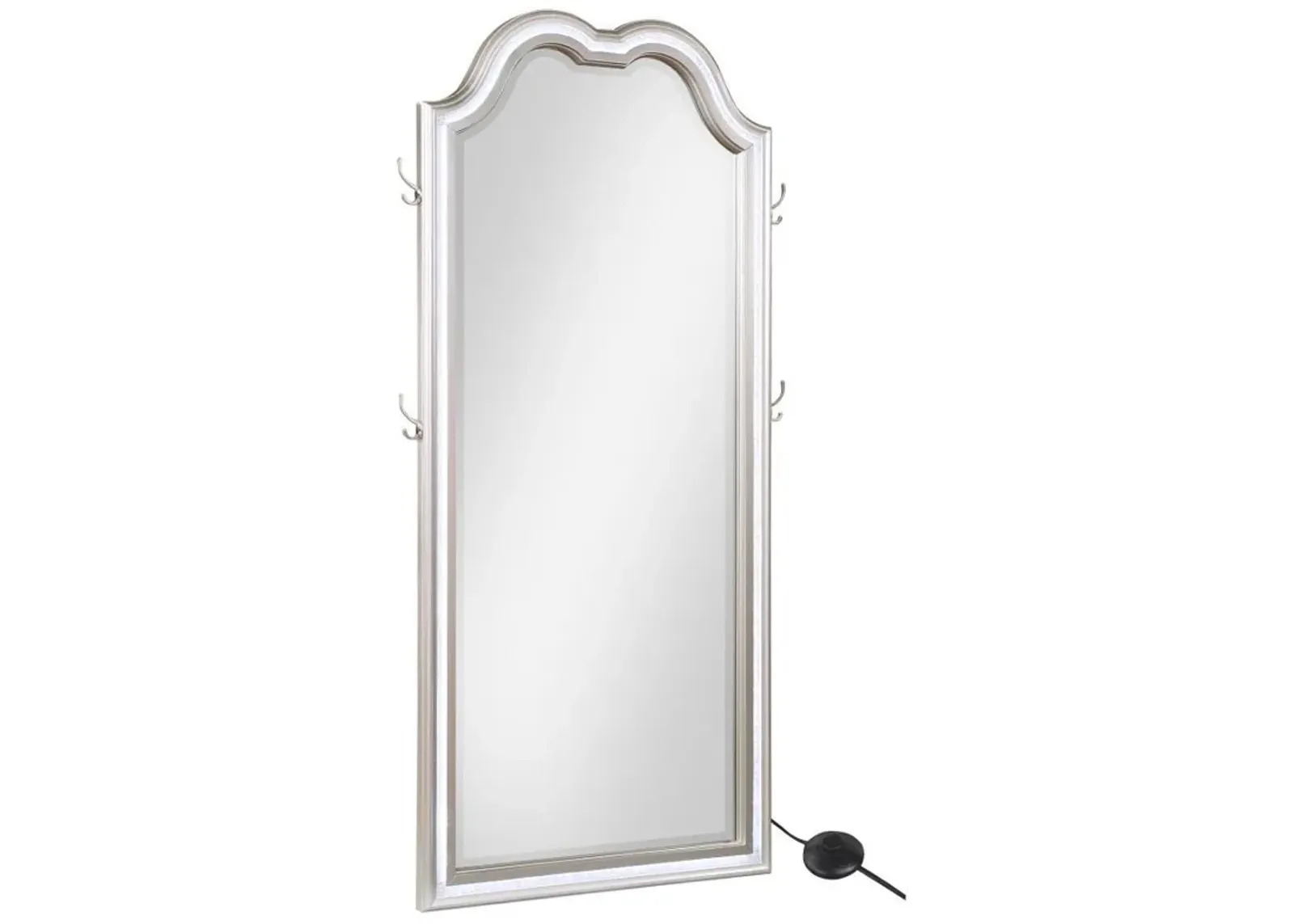 Evangeline - Full Length LED Light Floor Mirror - Silver Oak