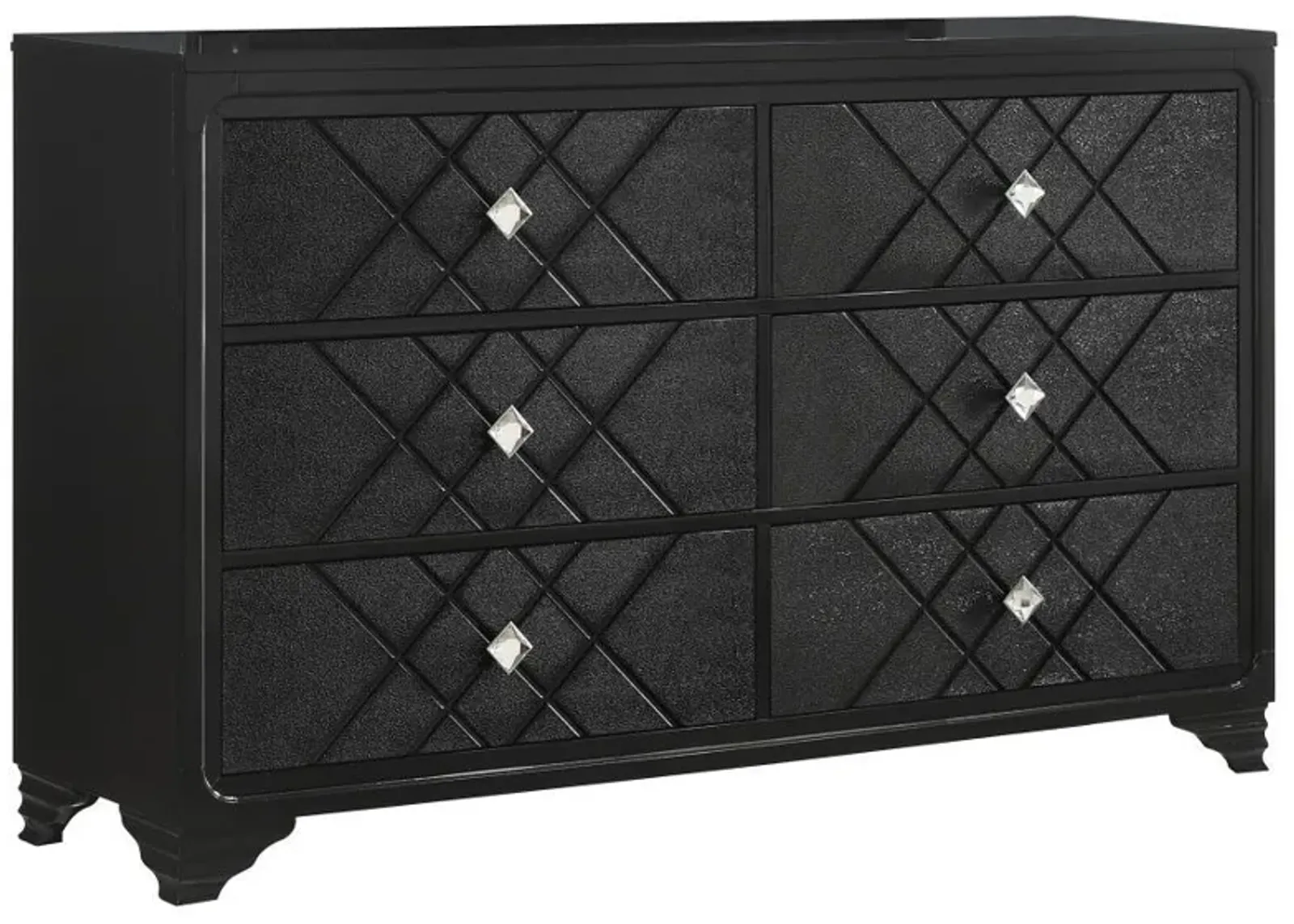 Penelope - 6-Drawer Dresser - Midnight Star