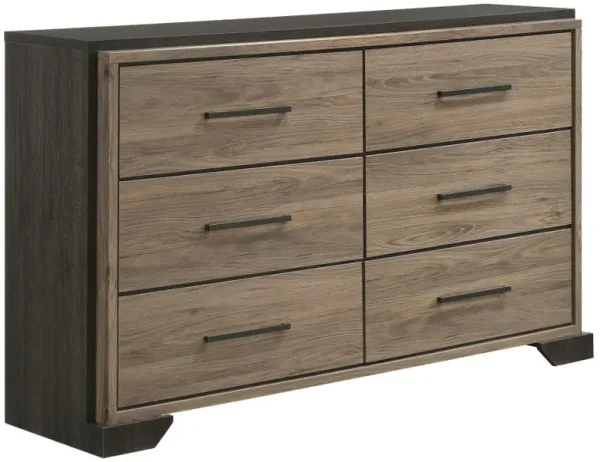 Baker - 6-Drawer Dresser - Light Taupe