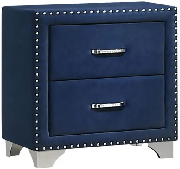 Melody - 2-Drawer Upholstered Nightstand