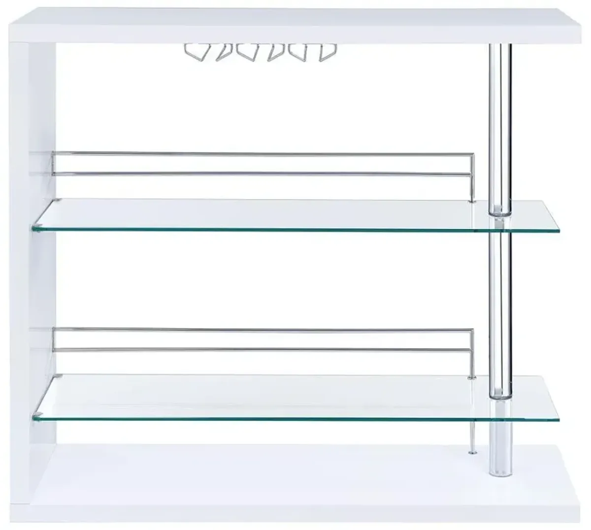 Prescott - Rectangular 2-Shelf Bar Unit