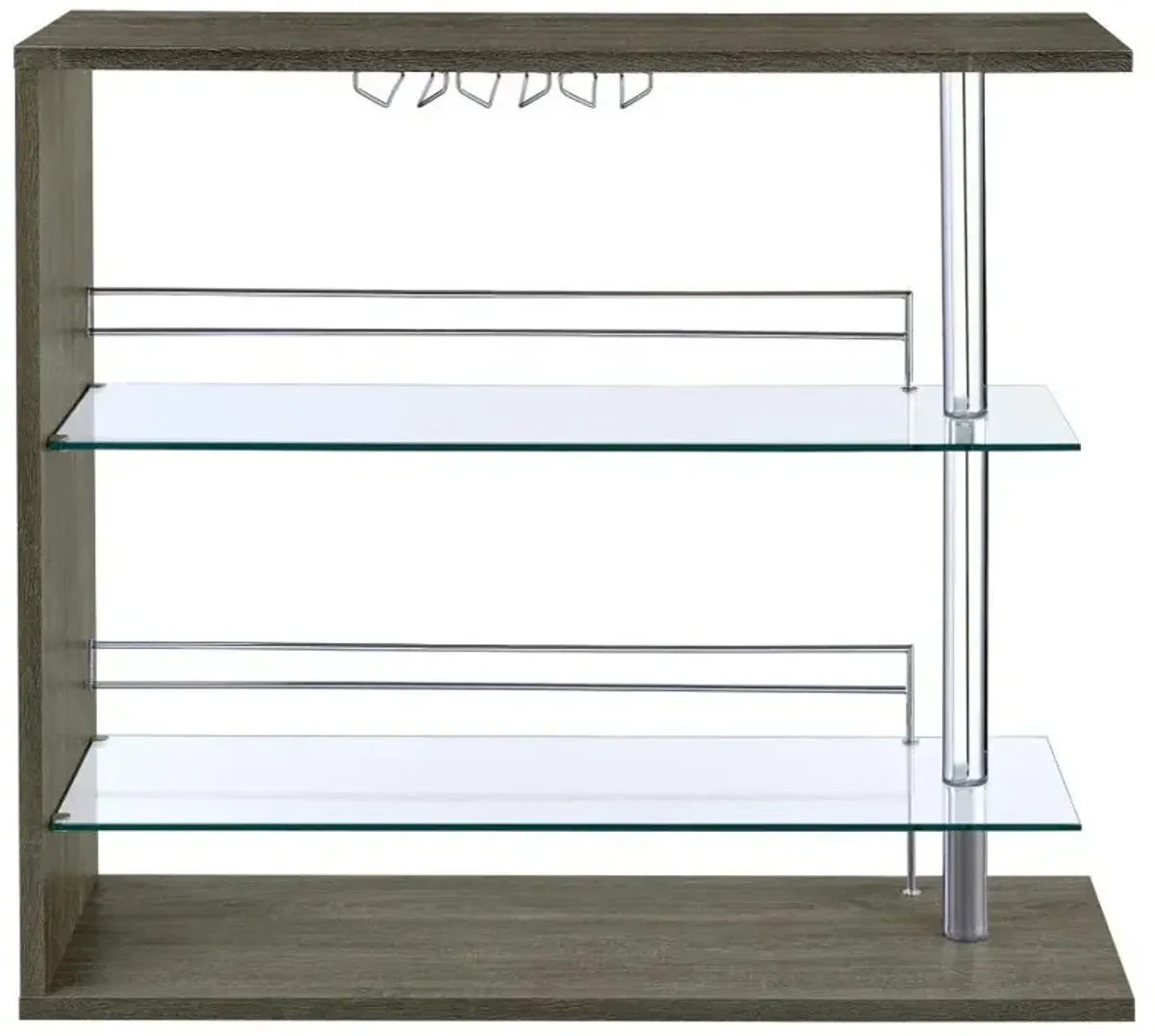 Prescott - Rectangular 2-Shelf Bar Unit