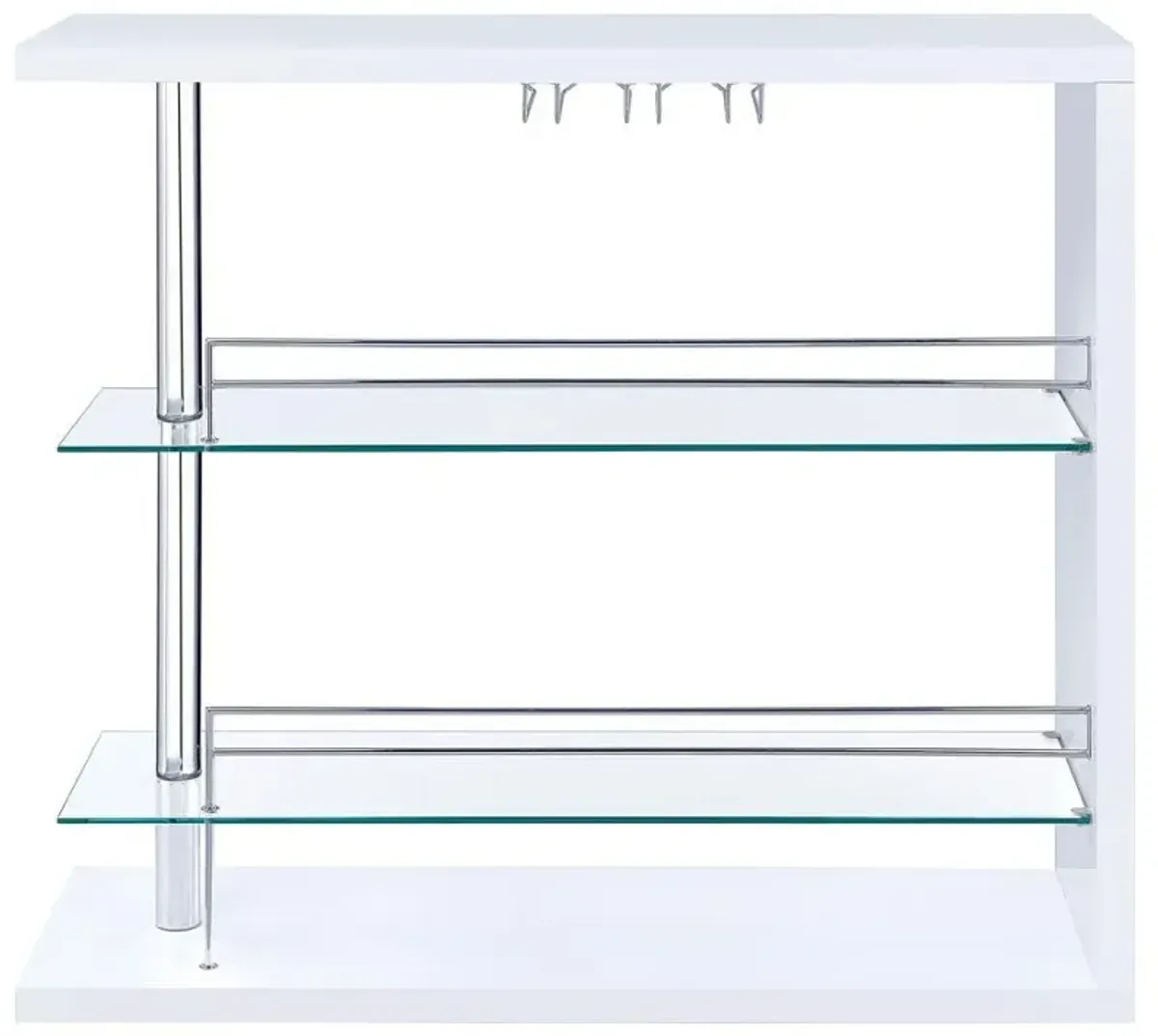 Prescott - Rectangular 2-Shelf Bar Unit