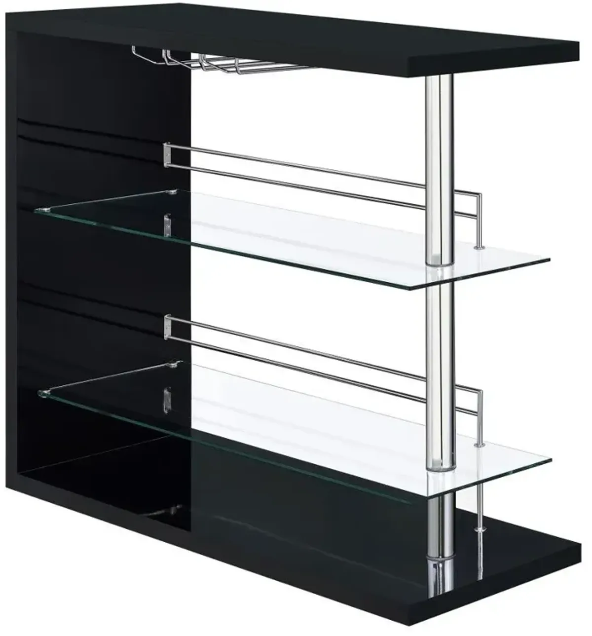 Prescott - Rectangular 2-Shelf Bar Unit