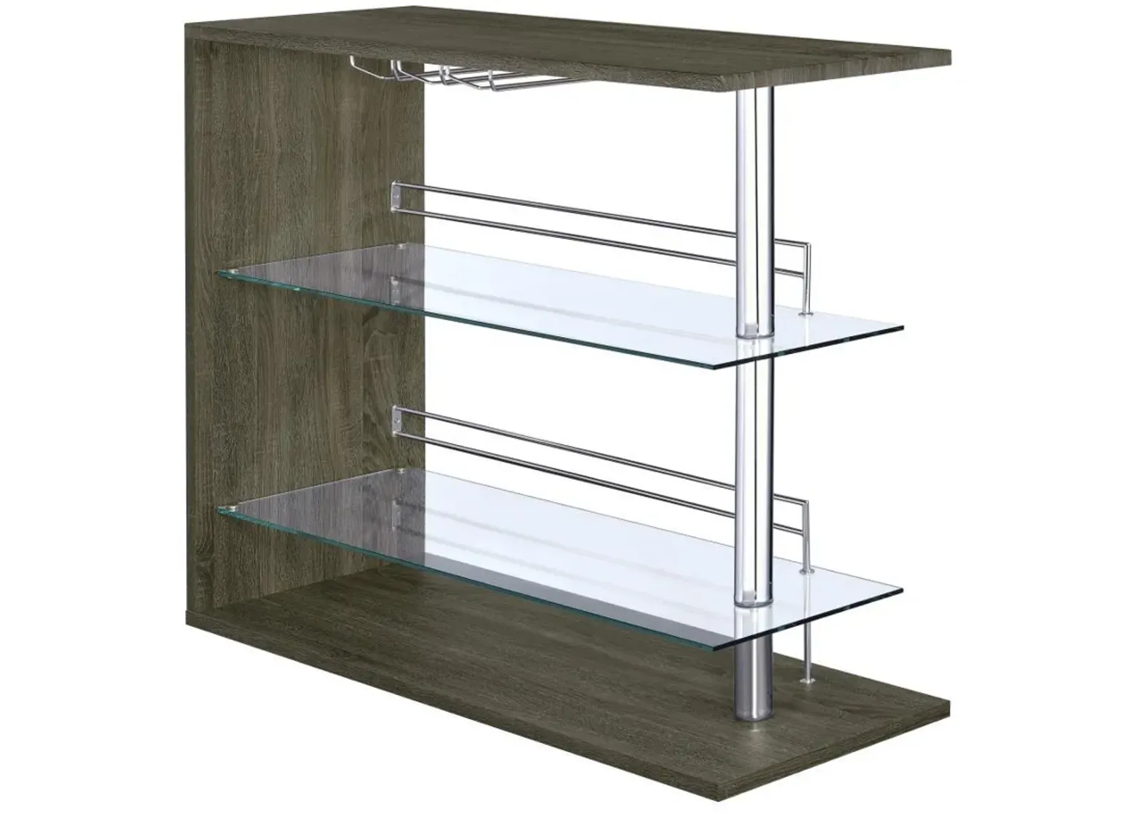 Prescott - Rectangular 2-Shelf Bar Unit