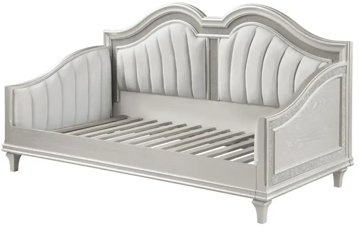 Evangeline - Upholstered Twin Daybed - Silver Oak