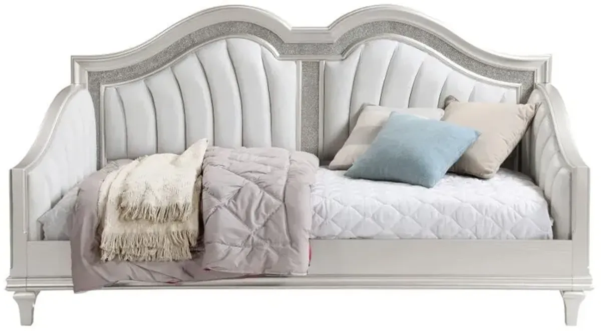 Evangeline - Upholstered Twin Daybed - Silver Oak