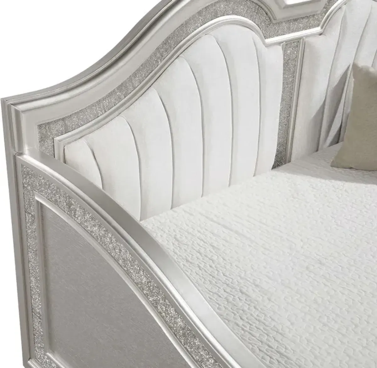 Evangeline - Upholstered Twin Daybed - Silver Oak