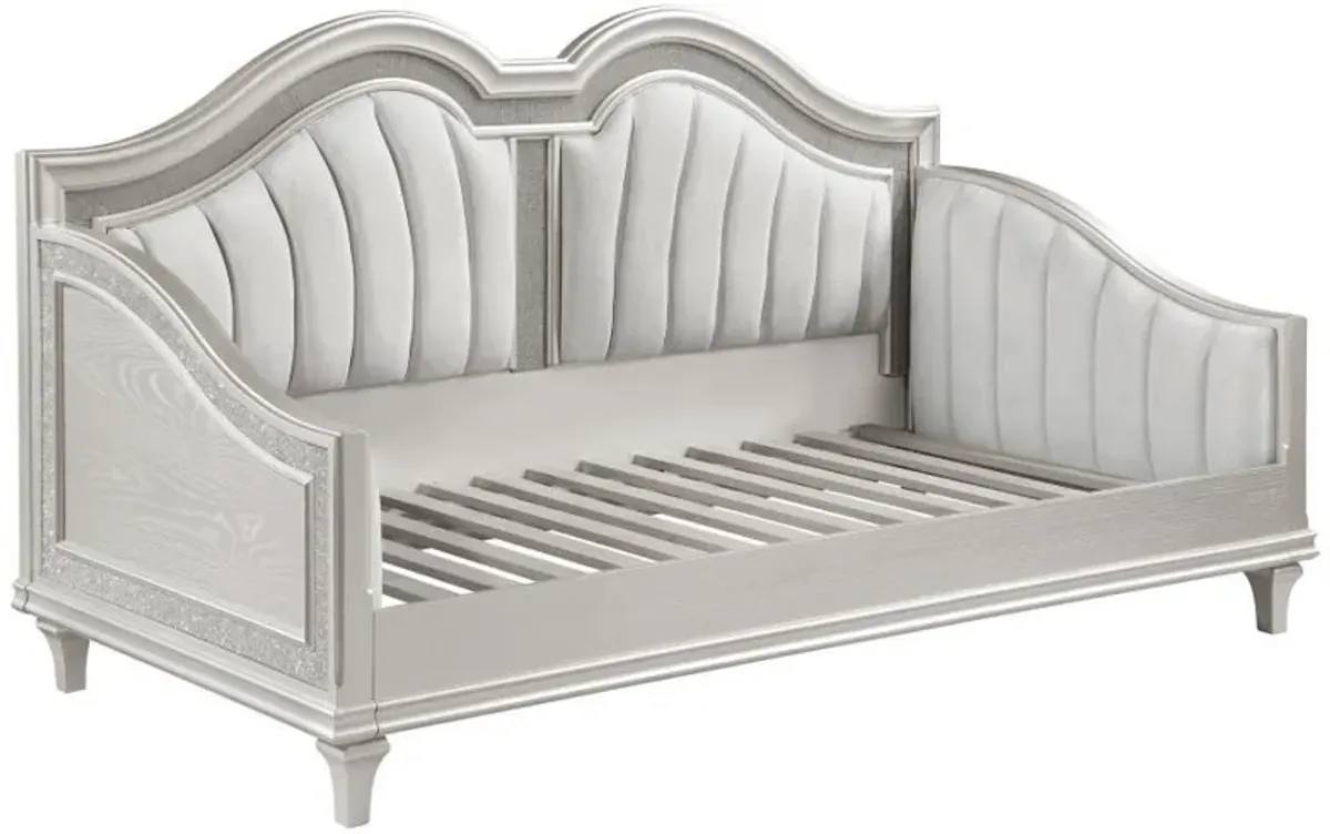 Evangeline - Upholstered Twin Daybed - Silver Oak