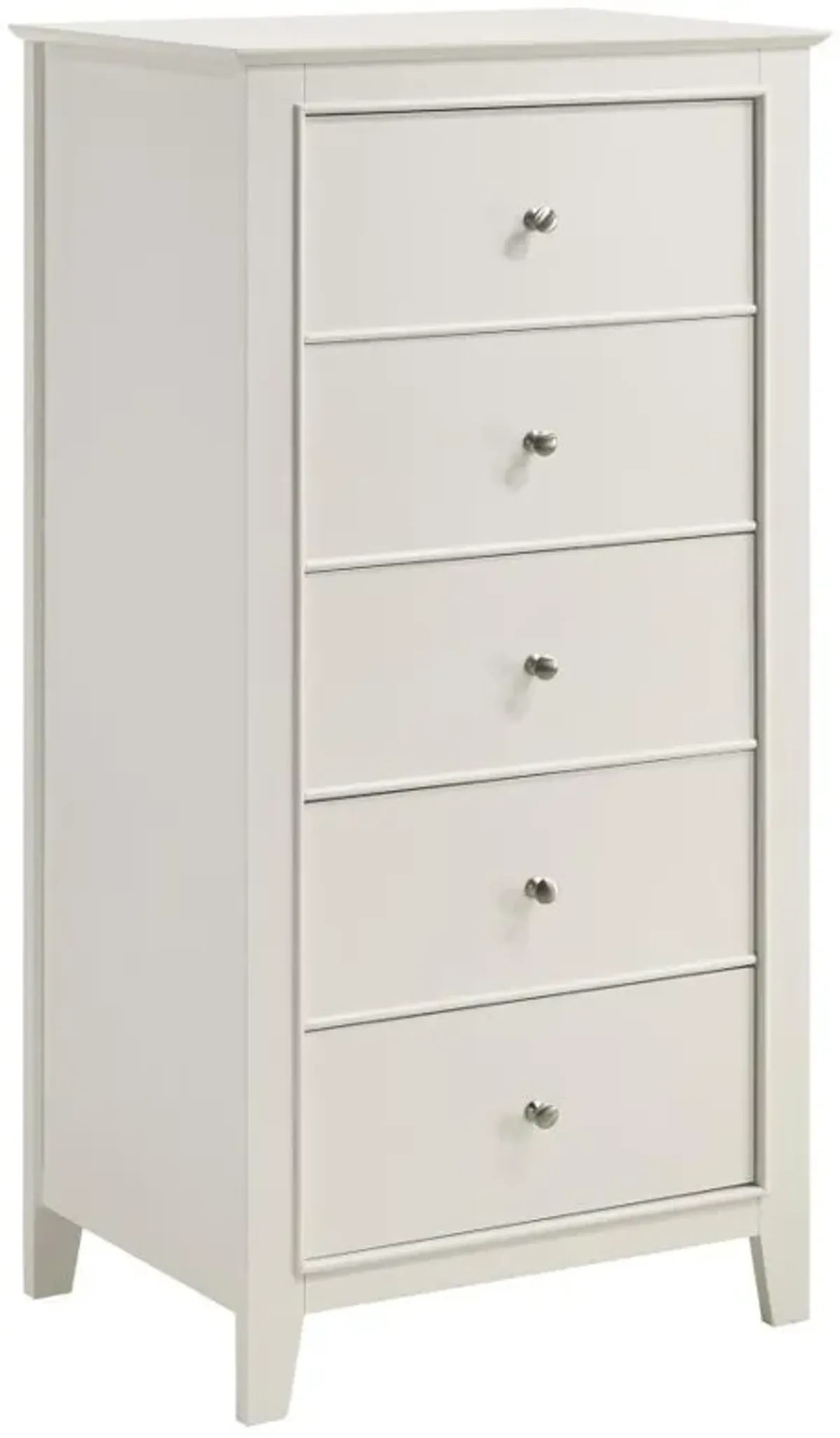 Selena - 5-Drawer Bedroom Chest - Cream White