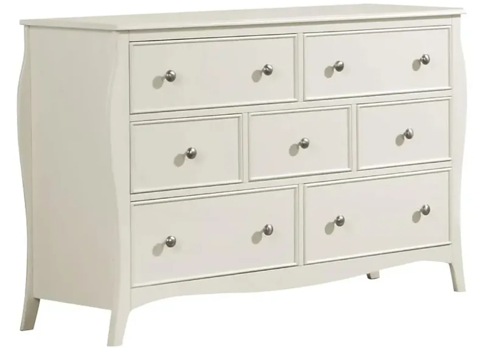 Dominique - 7-Drawer Dresser - Cream White